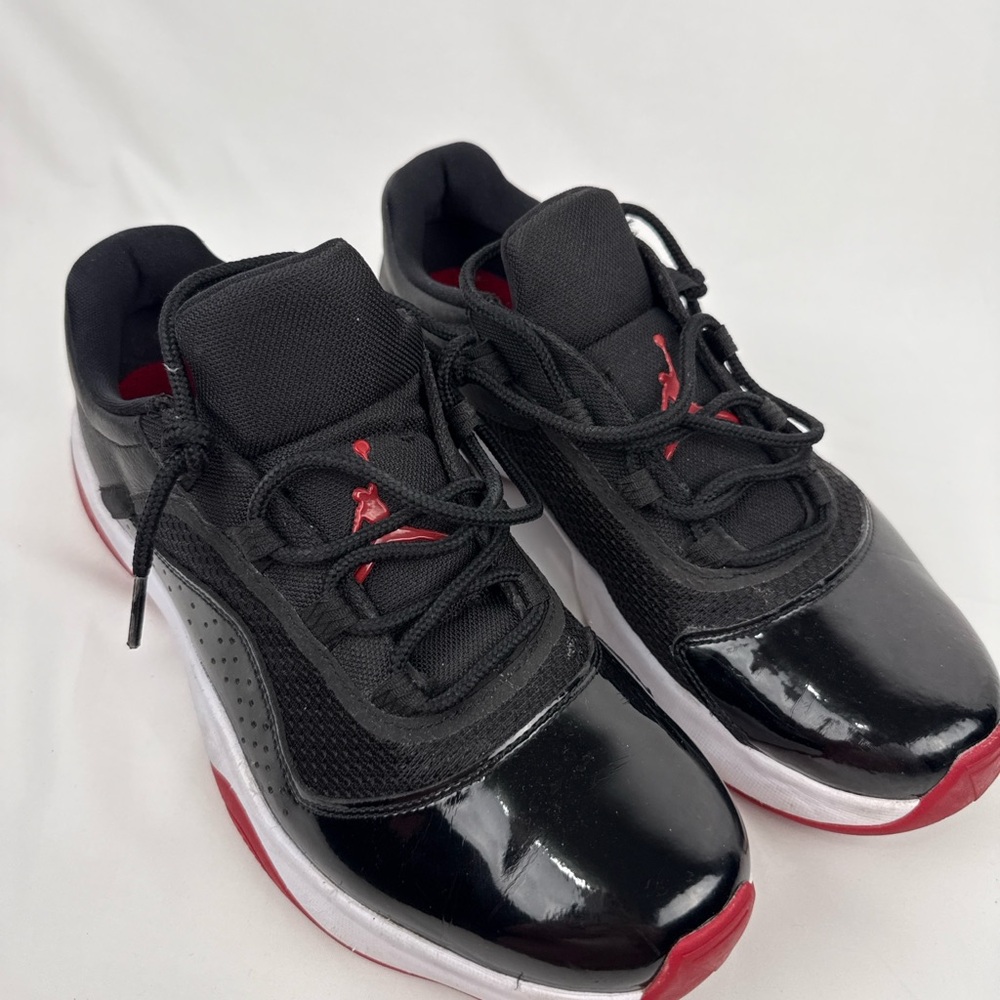 Jordan Black and Red Sneakers